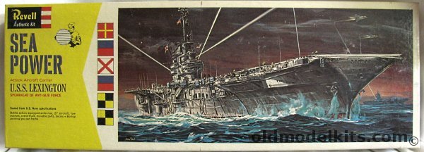 Revell 1/500 CVA-16 USS Lexington - Sea Power Issue, H426-300 plastic model kit